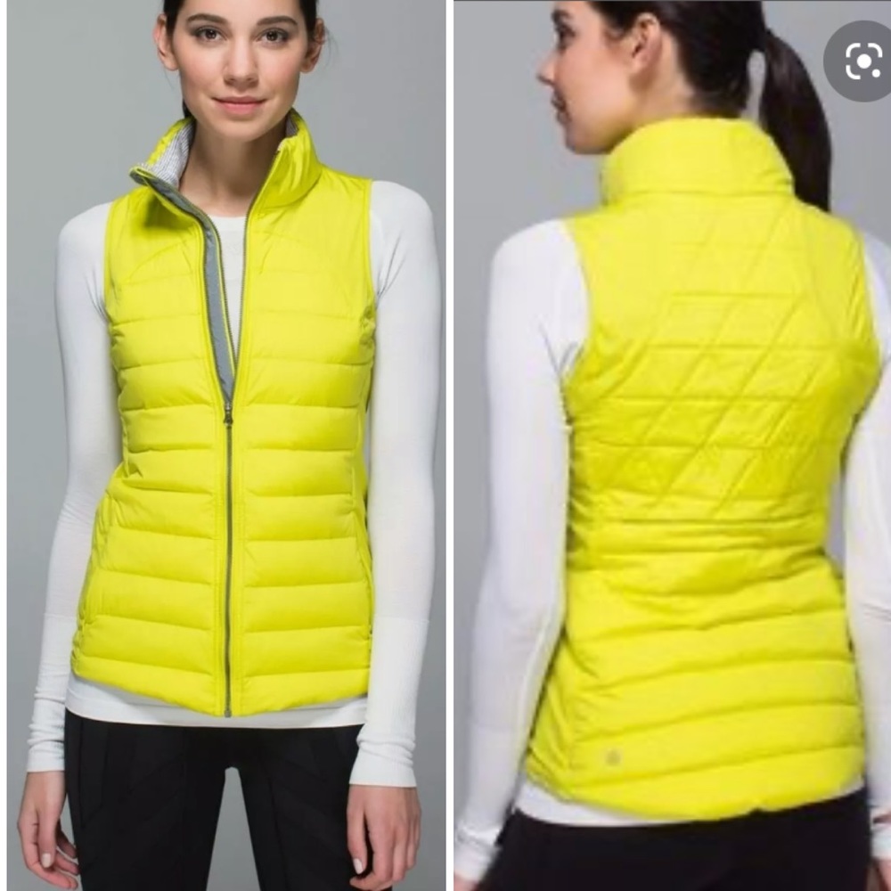 Lululemon Athletica Quilted Vest in Charcoal